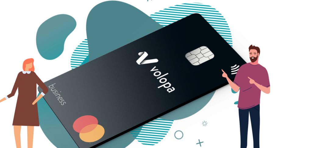 Man and woman supporting Volopa's business employee prepaid cards