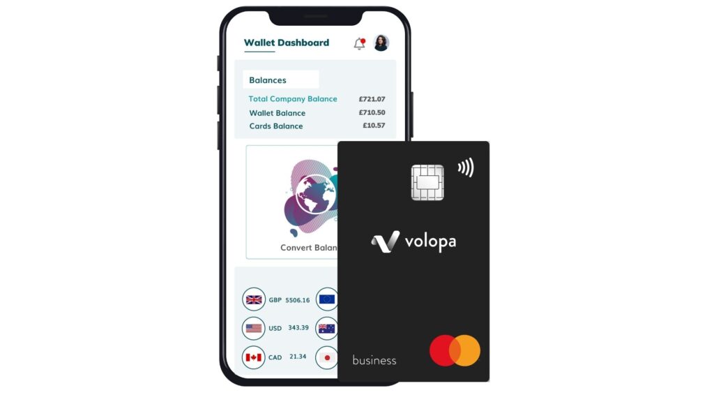 Volopa mobile app and prepaid card